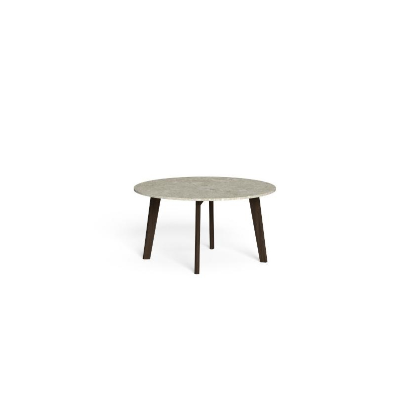 Talenti CleoSoft Wood Outdoor Round Coffee Table Italian Design Interiors