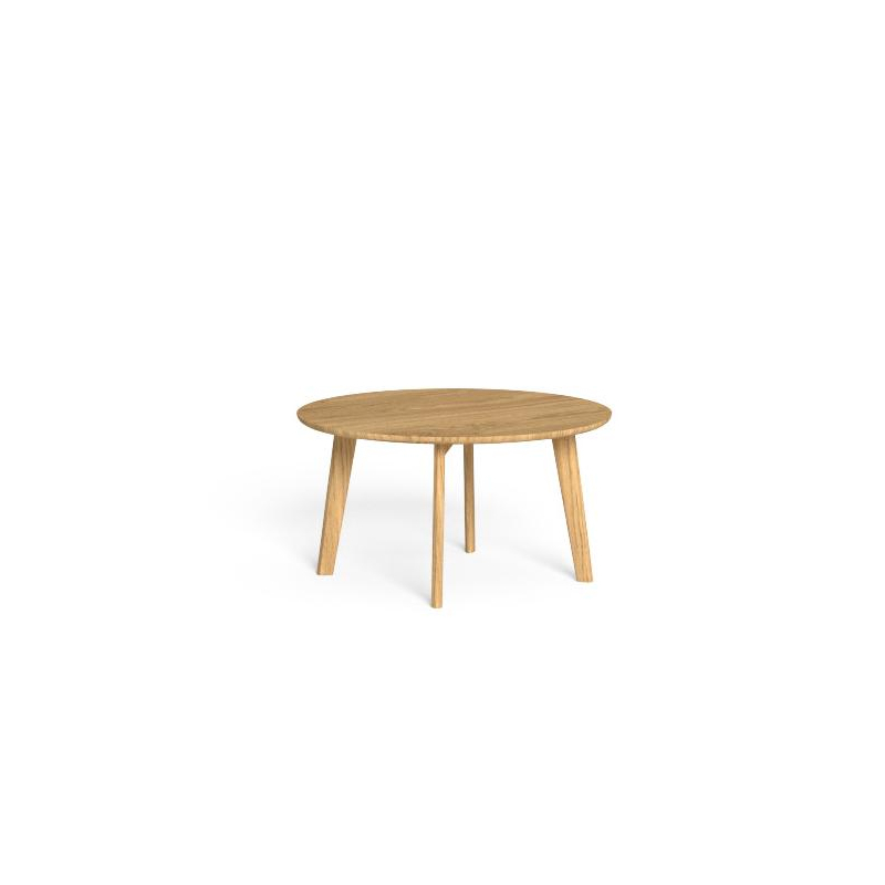 Talenti CleoSoft Wood Outdoor Round Coffee Table Italian Design Interiors