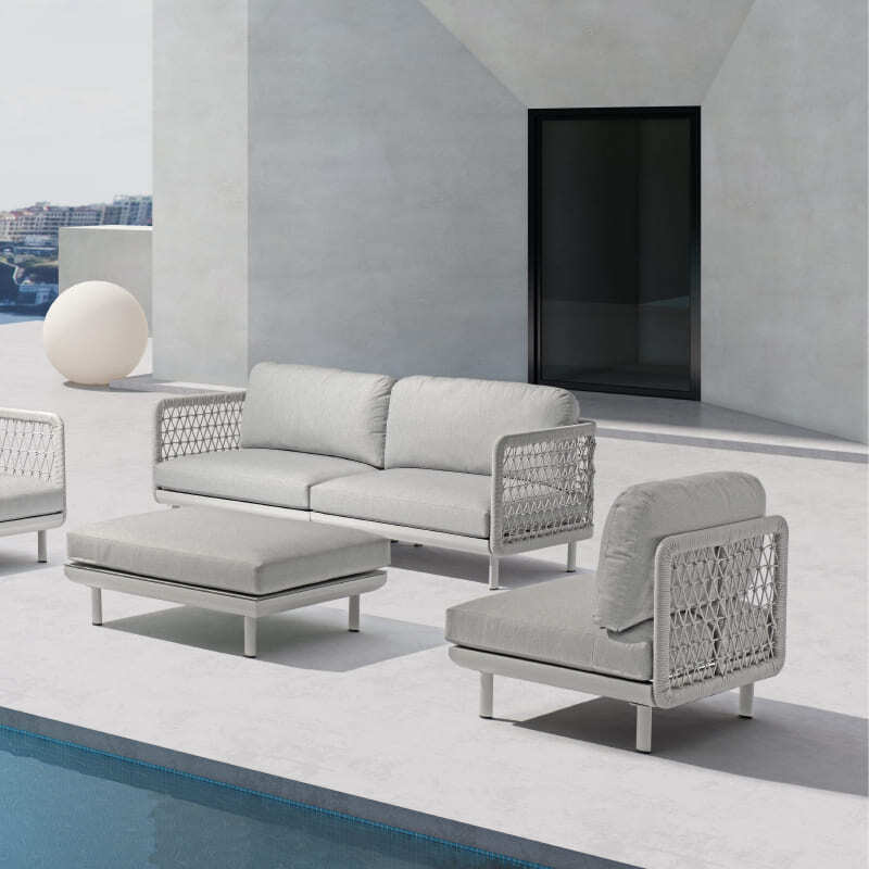Couture Jordin Club Outdoor Modular Sofa Italian Design Interiors